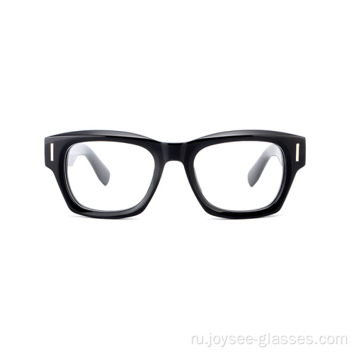 Последний Unisex Custom Logo Logo Full Rim Толстый ацетатный очки рамы очков